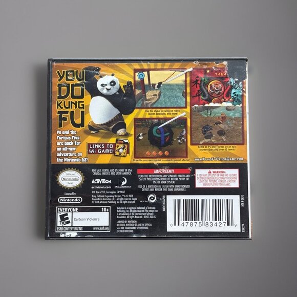 KUNG FU PANDA: LEGENDARY WARRIORS NINTENDO DS GAME 3DS 2DS DSI XL TESTED READ!! - Picture 2 of 16